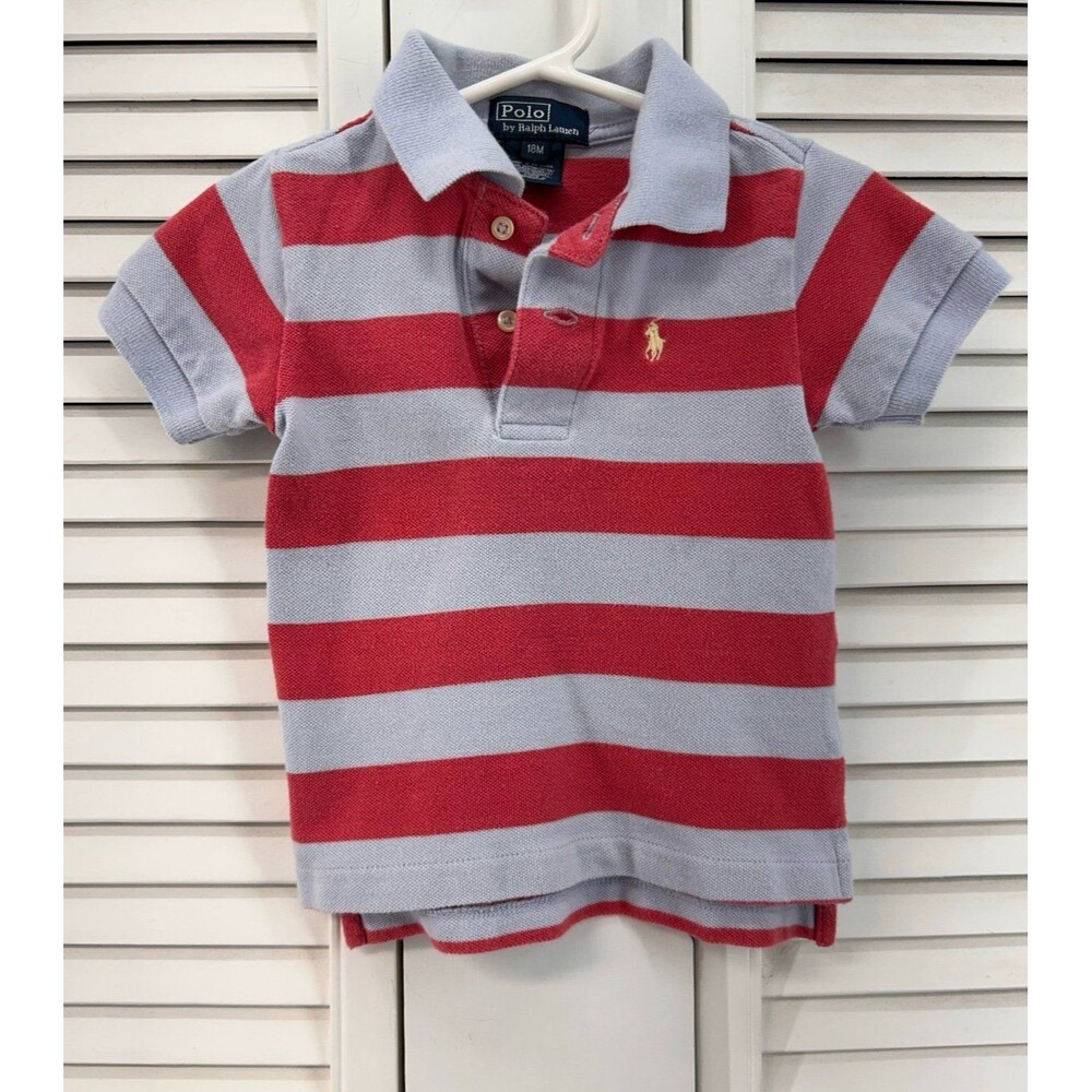 Polo Ralph Lauren size 18M striped polo short sleeve